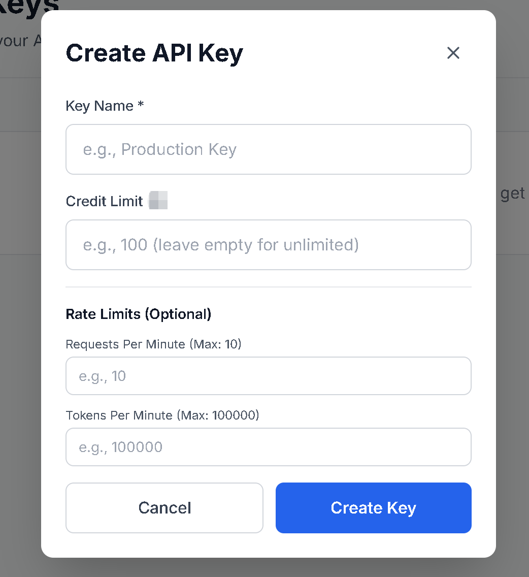 设置API Key
